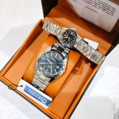 ساعت مچی ست زنانه مردانه SEIKO سیکو مدل 6633908 موتور ژاپن
