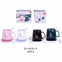 ماگ حرارتی لاکی، مدل TEMPERATURE CUP، ظرفیت 0.4 لیتر، با هیتر برقی