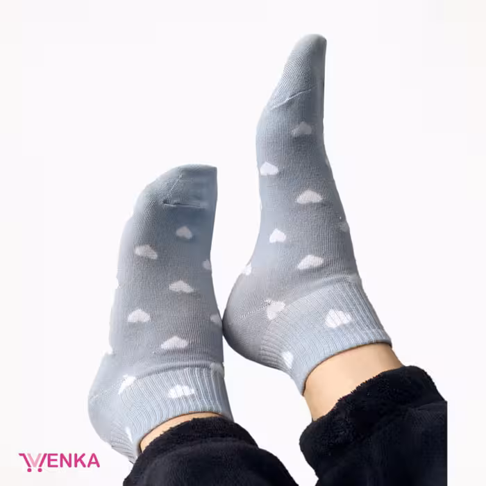 جوراب مچی طرح قلب 00364