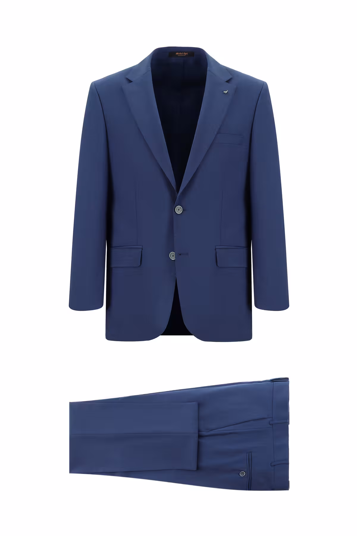 کت وشلوار آبی مردانه و شلوار با الگوی کلاسیک پشم Kiğılı