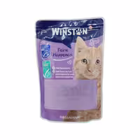 پوچ گربه وینستون طعم سالمون و قزل آلا در سس(100گرم) Winston Salmon & Trout In Sauce