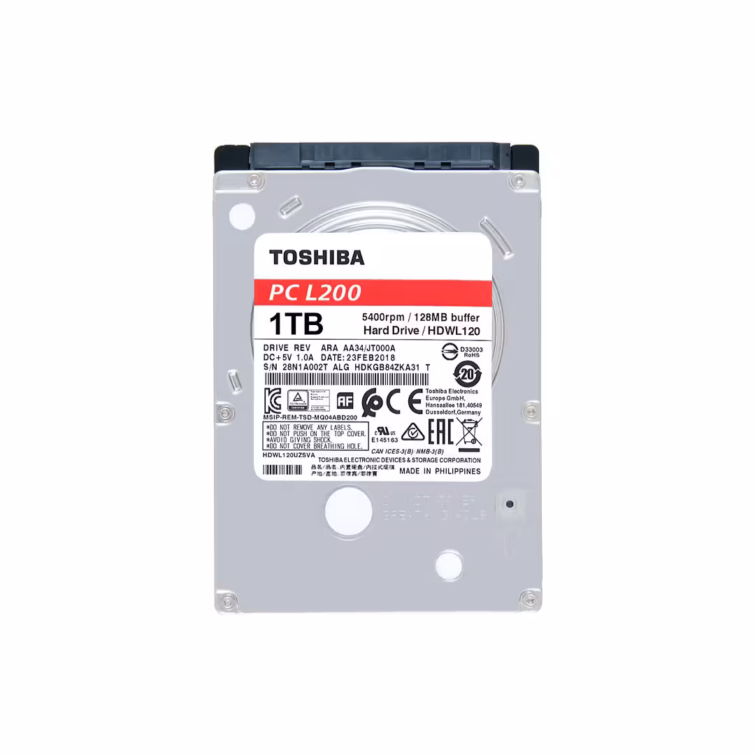 هارد اینترنال توشیبا (نوت بوک) Toshiba L200 ظرفیت 1 ترابایت