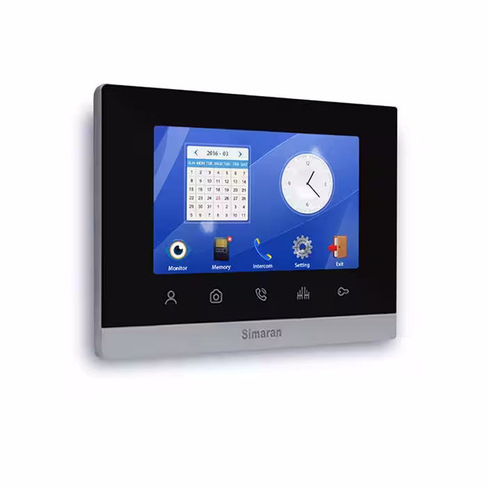 مانیتور 7 اینچ حافظه دار بدون گوشی سیماران 77TKM