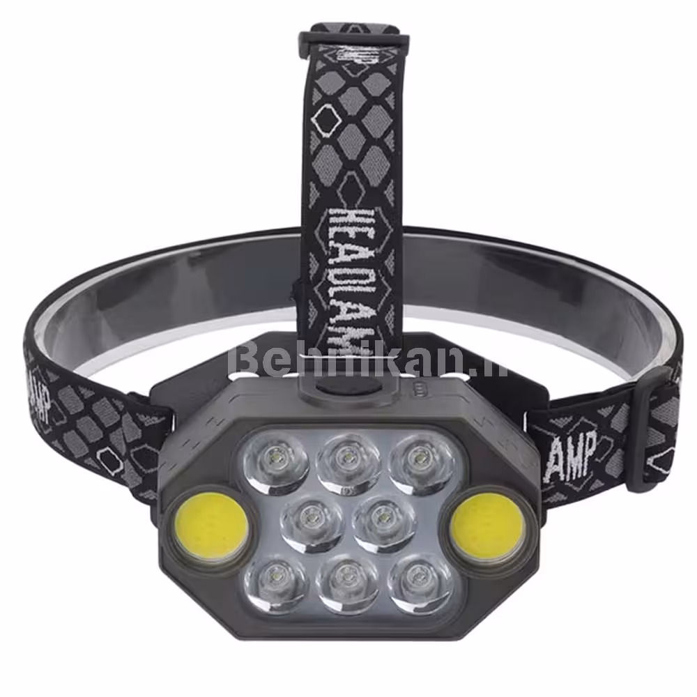 چراغ پیشانی 8 لامپی مدل H08 کد 81835