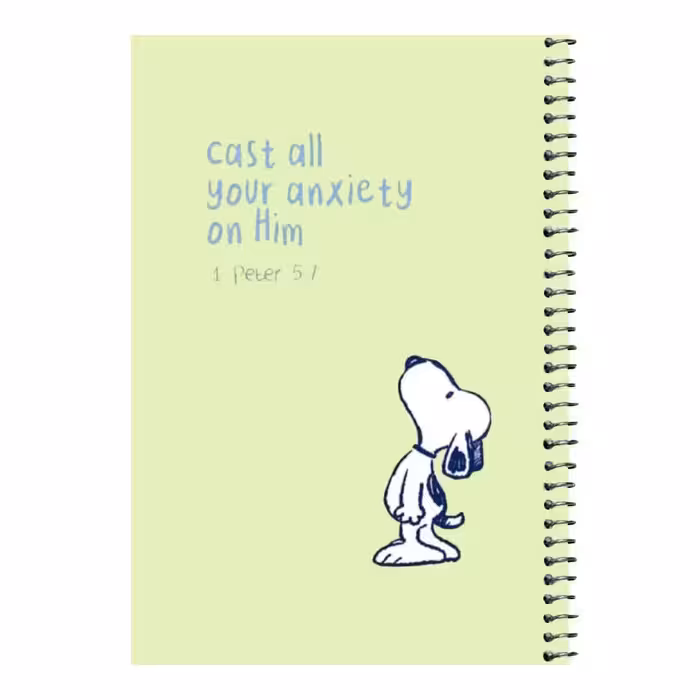 دفتر مشق 80 برگ اس جی مدل اسنوپی و نوشته