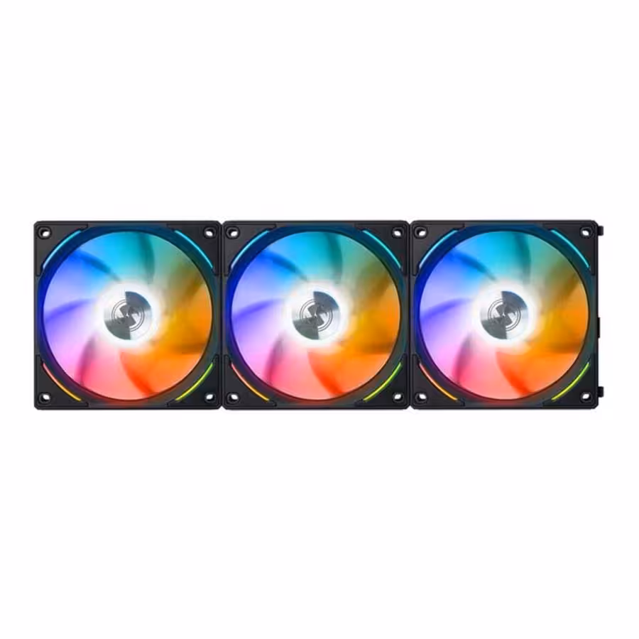 فن کیس لیان لی UNI Fan AL120 ARGB Black بسته 3 عددی