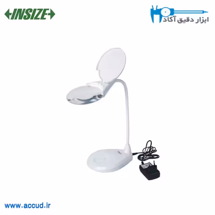 ذره بین پایه دار رو میزی INSIZE (اینسایز اصلی) مدل 7517-3D