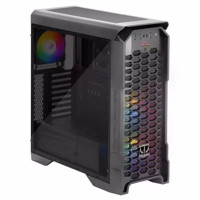 کیس کامپیوتر گرین مدل STRIKER FRGB