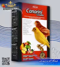 غذای میکس قناری با میوه 400 گرم پادوان