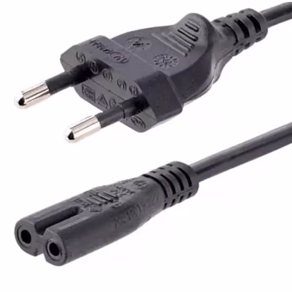 کابل برق دوچاک EU-C7 کی نت پلاس مدل KP-CP2PIN15 با طول 1.5 متر