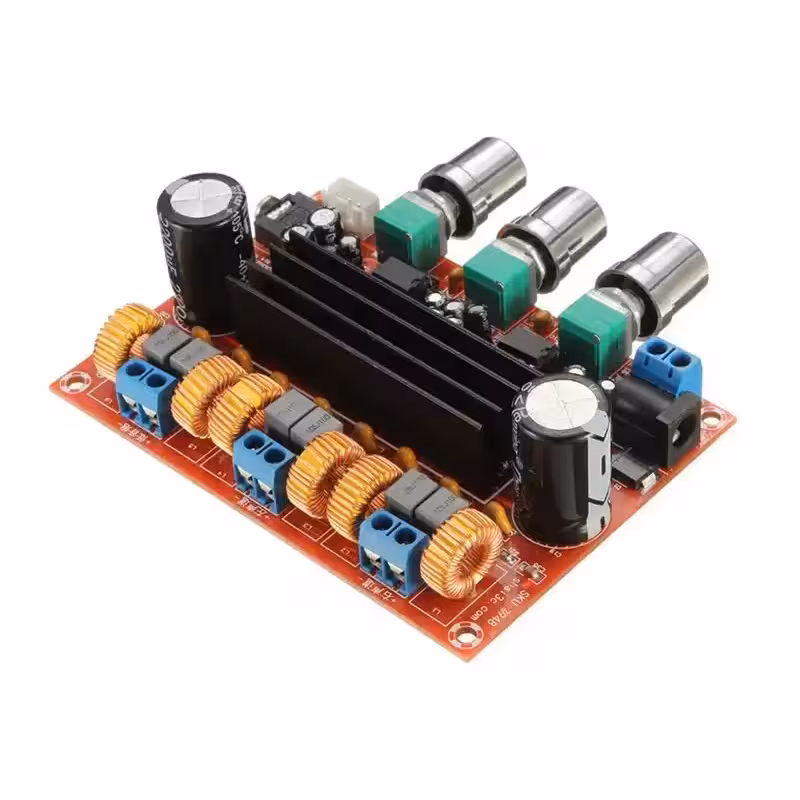 ماژول آمپلی فایر حرفه ای با خروجی ساب XH-M139ماژول آمپلی فایر 2x50W 100W XH-M139