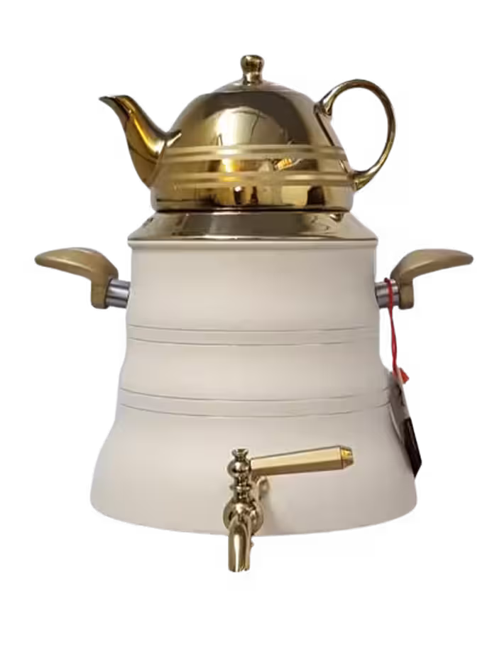 کتری قوری نزاز کد 3026 کرم