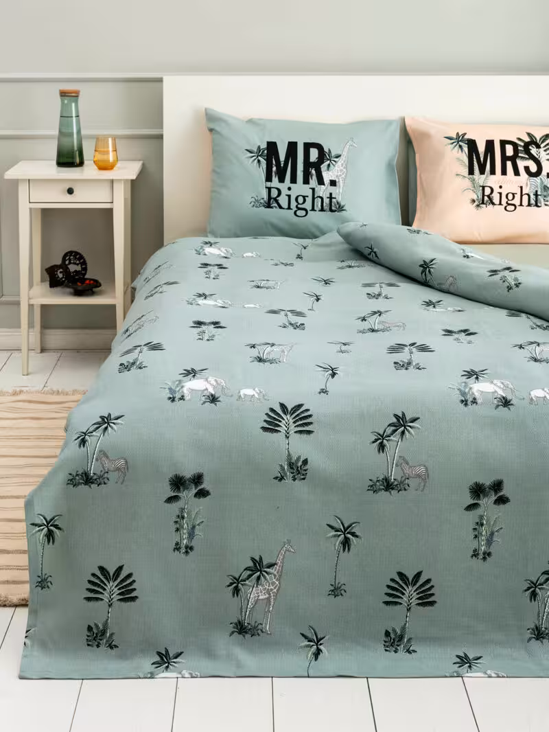 ست روانداز تابستانی ال سی وایکیکی هوم  دونفره 4 تکه