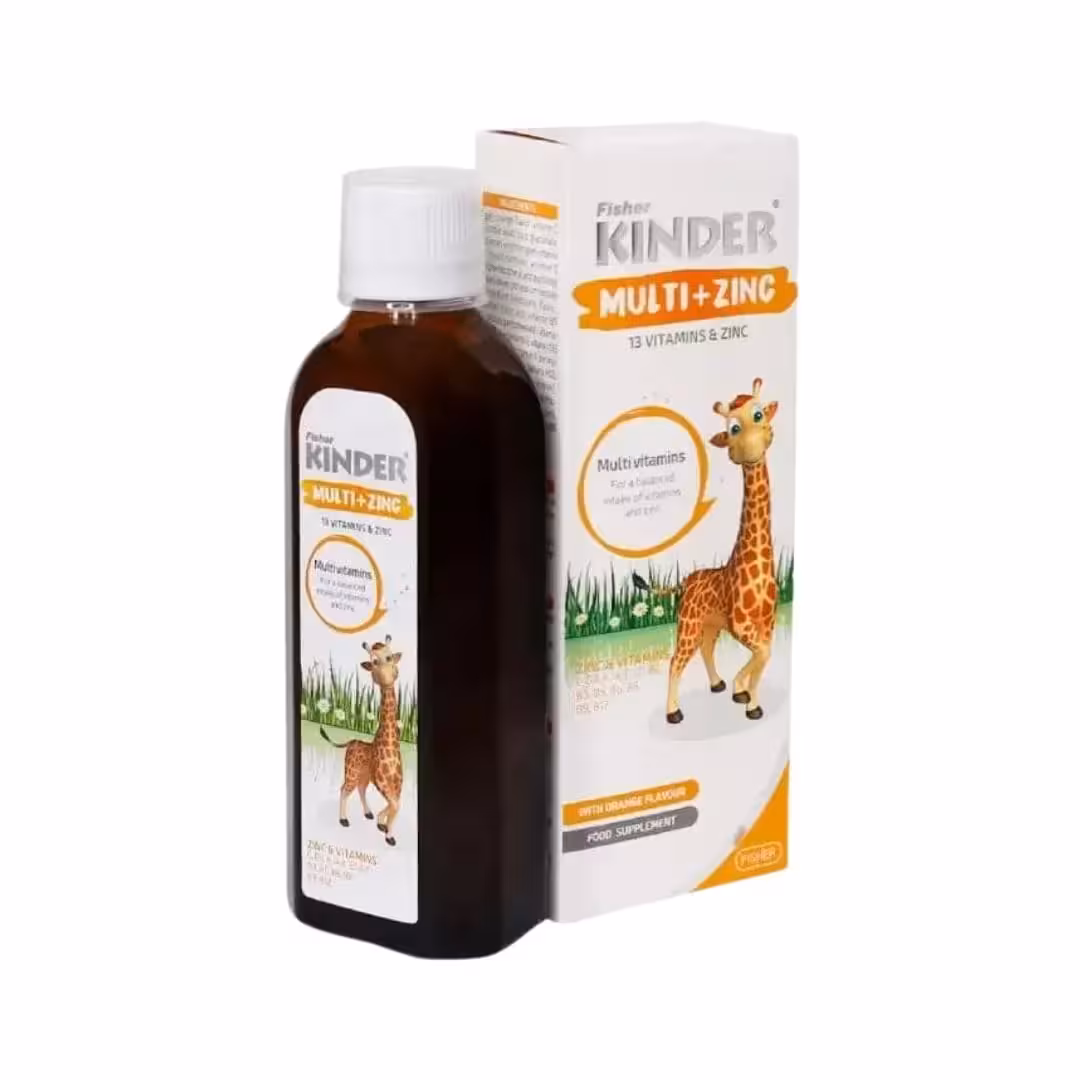 کیندر مولتی ویتامین   روی ( یورو ویتال ) - شربت