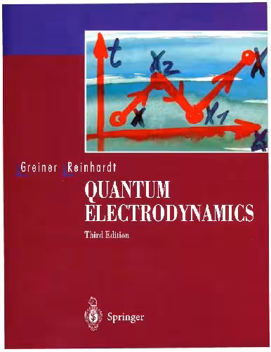 خرید و دانلود نسخه کامل کتاب Quantum Electrodynamics