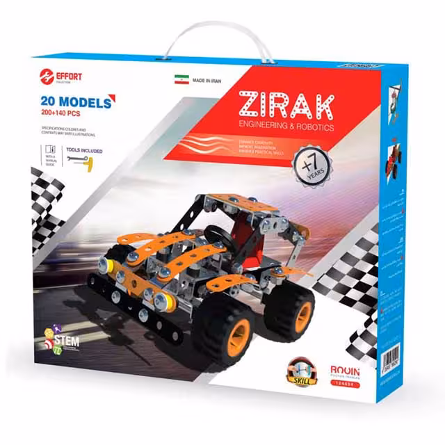 بازی ساختنی های فلزی زیرک 20 مدل