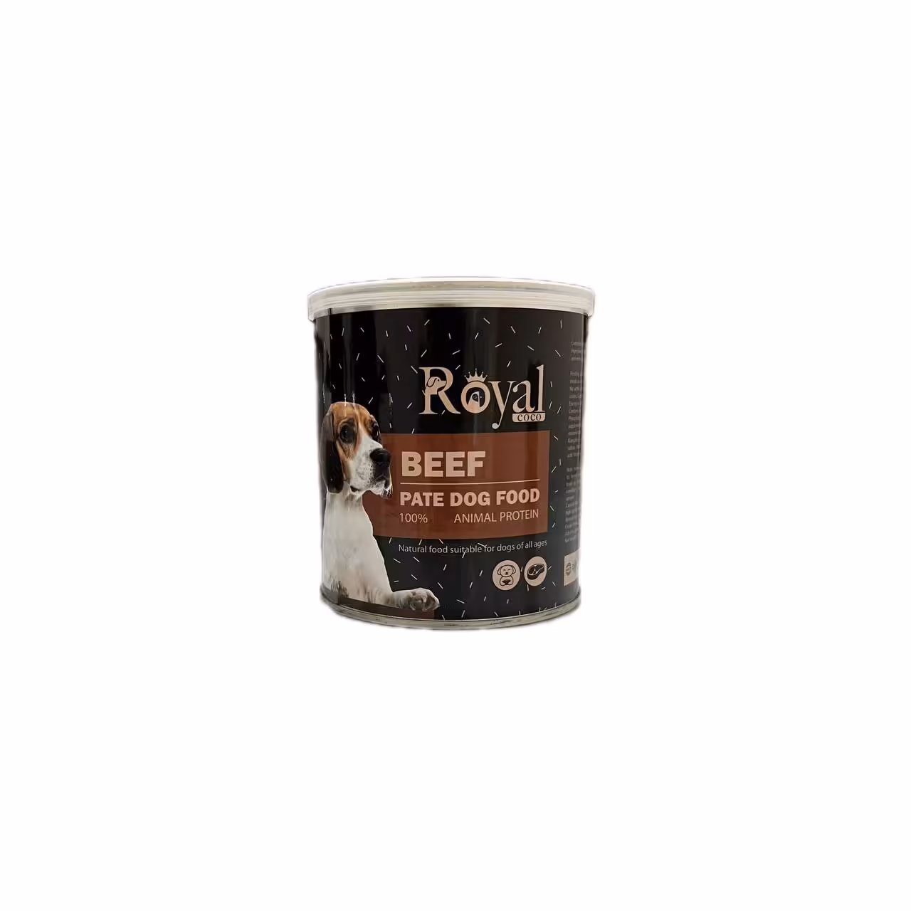 کنسرو سگ رویال 800gr مدل پته با طعم گوشت گوساله - پت نواز