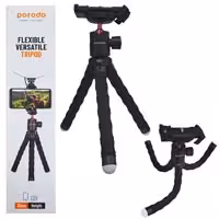 سه پایه نگهدارنده گوشی موبایل و دوربین Porodo Flexible Versatile Tripod