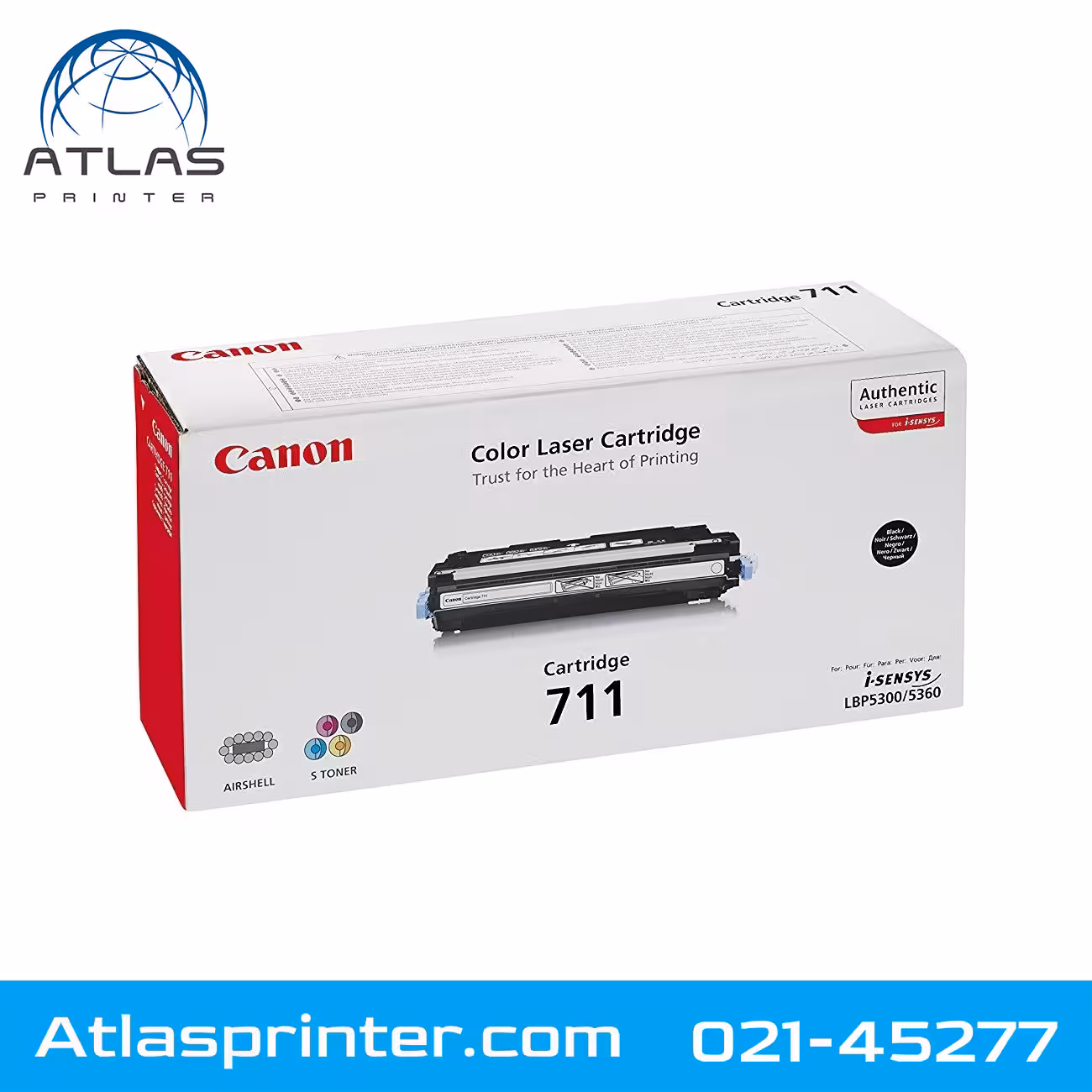 کارتریج لیزری کانن Canon 711 مشکی