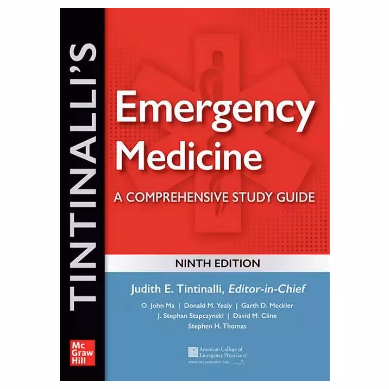 کتاب طب اورژانس ویرایش نهم دو جلدی تینتینالی زبان اصلی | Tintinalli’s Emergency Medicine 2020