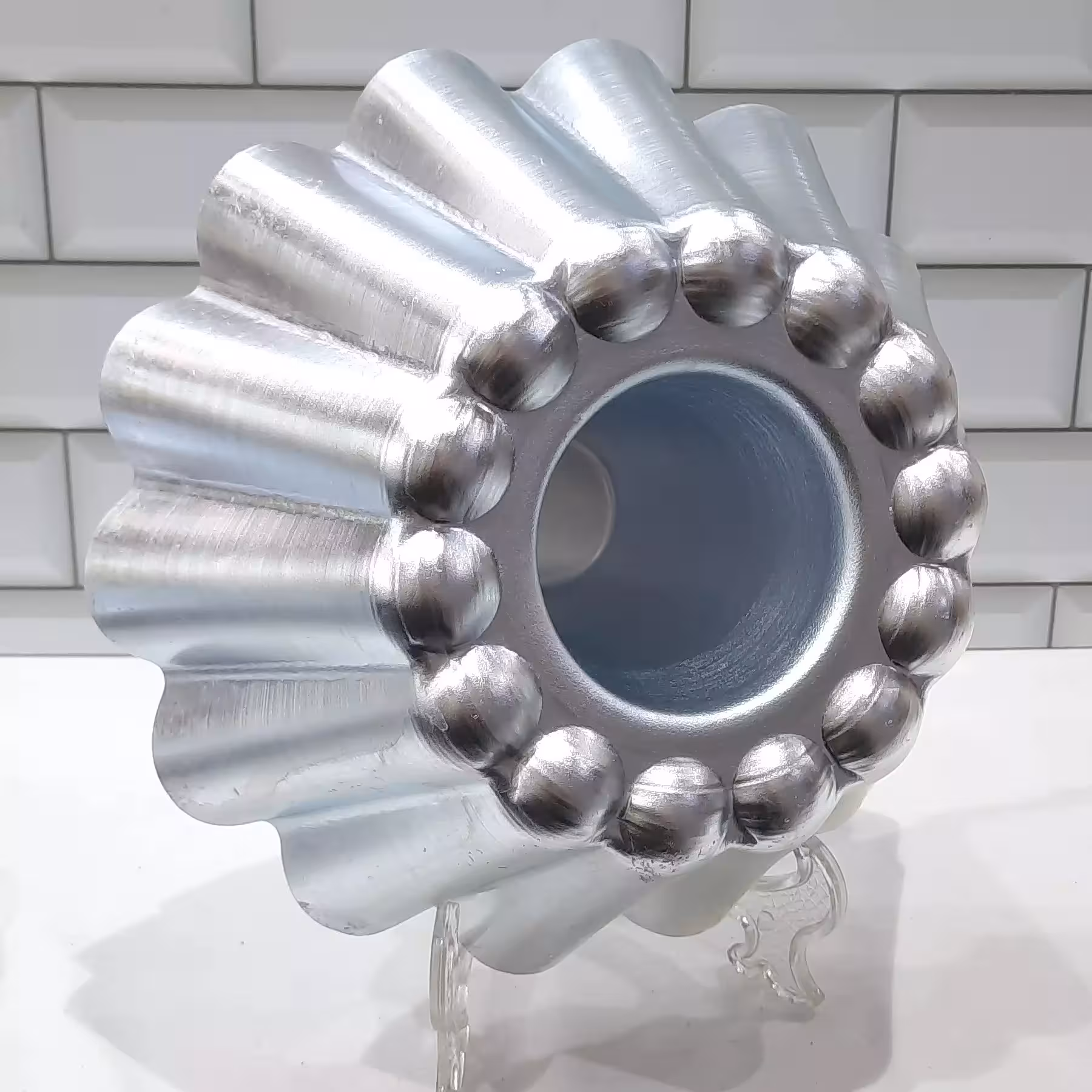 قالب آلومینیومی طرح 609 قطر 24 سانت ارتفاع 9 سانت (مخصوص کیک و دسر)