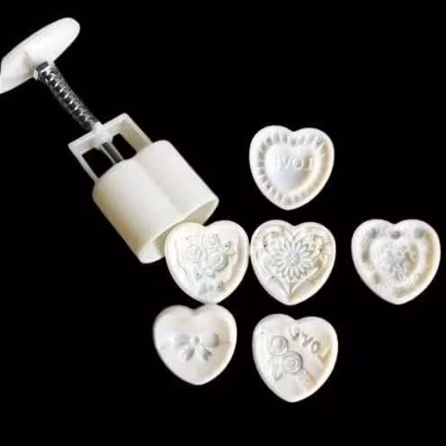 قالب کلمپه سه بعدی 6عددی قلبی