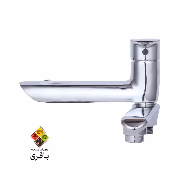 شیر حمام راسان مدل دینو مشکی رزگلد