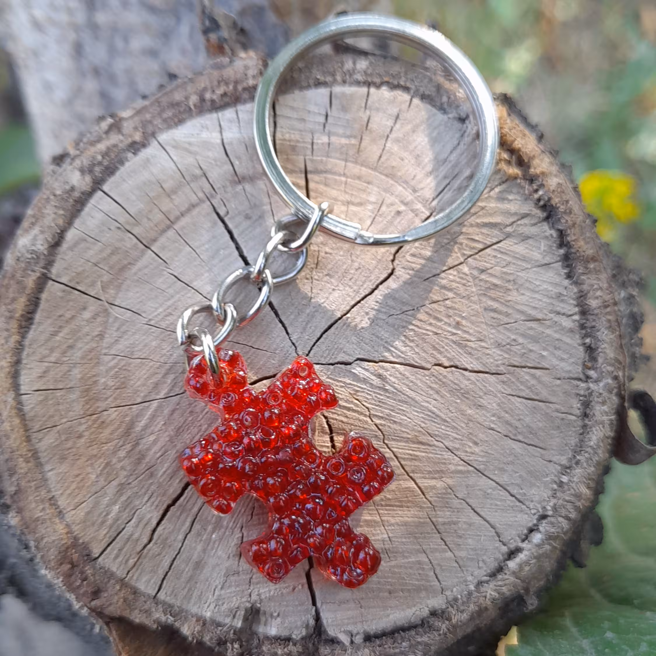 سرکلیدی رزینی پازل ‌کریستالی