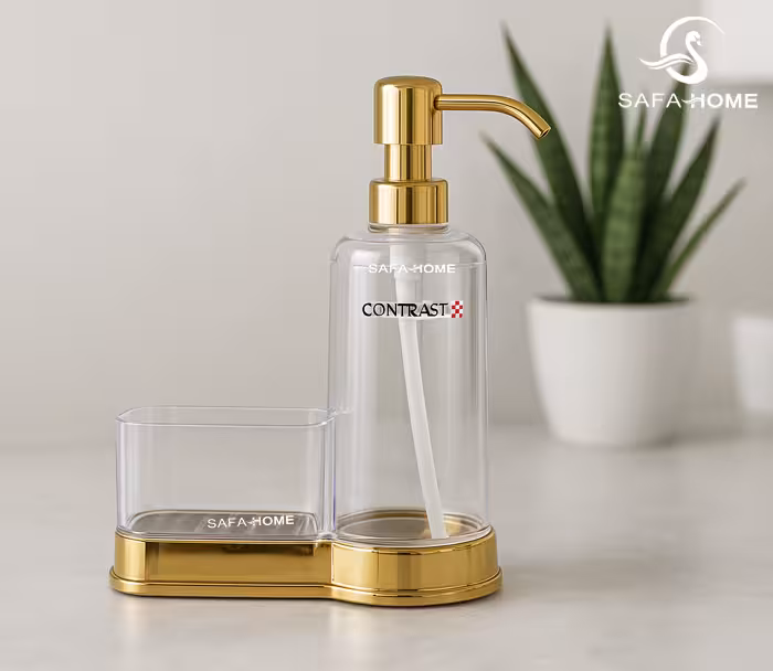 جامایع و جای اسکاچ طرح طلایی رنگبندی