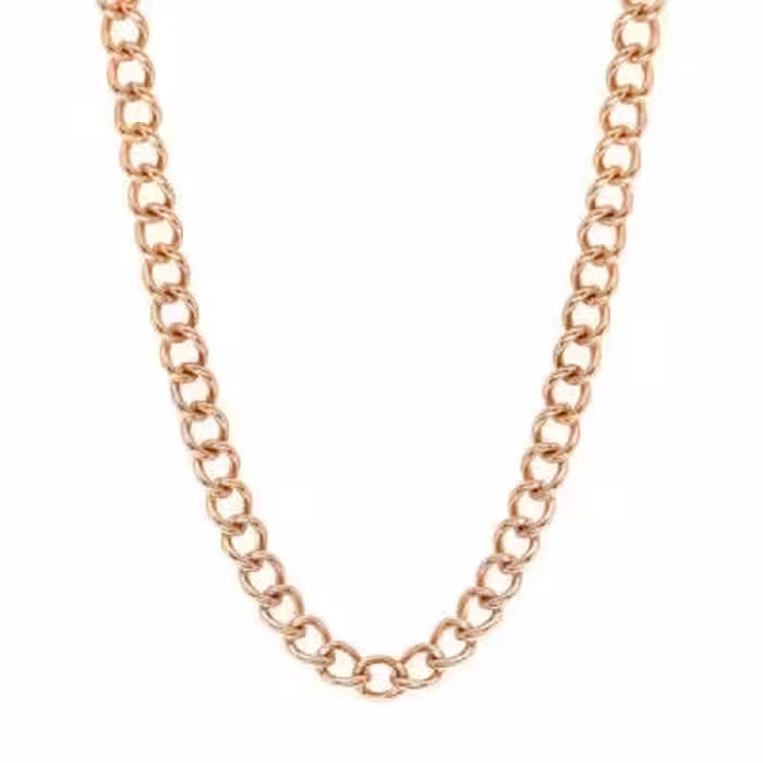 زنجیر مردانه کارتیر (Cartier )رز گلد 7 میل با استیل 304 درجه یک .کد z46.