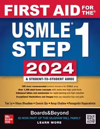 خرید و دانلود نسخه کامل کتاب First Aid for the® USMLE Step 1 2024: A Student-to-Student Guide
