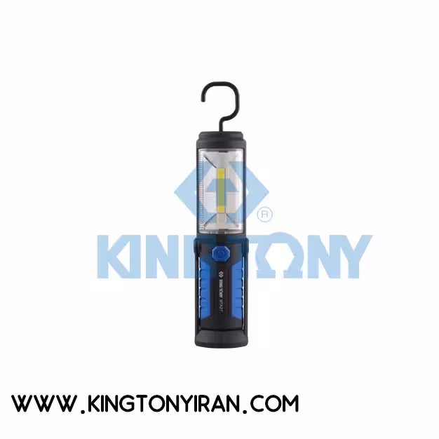 چراغ کار سیار شارژی دو حالته همراه با پاور بانک (COB/LED) کینگ تونی 9TA27A