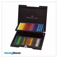 مدادرنگی فابرکاستل پلی کروموس 72 رنگ جعبه چوبی اورجینال