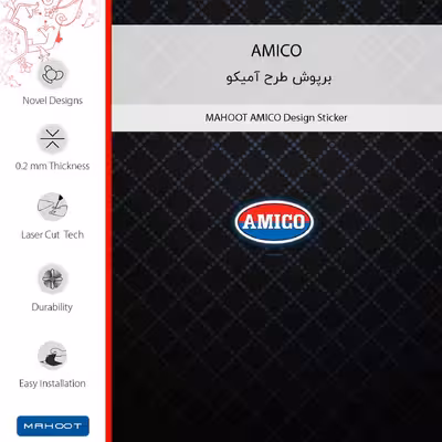 برچسب پوششی ماهوت مدل AMICO-FullSkin مناسب برای گوشی موبایل شیائومی Redmi 10C
