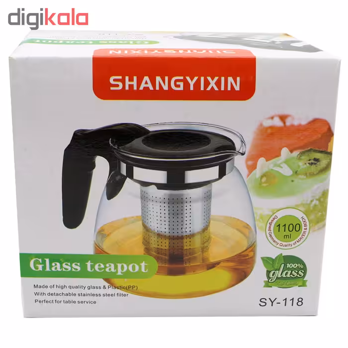 قوری پیرکس شانگیکسین مدل SY-118 ظرفیت 1100 میلی لیتر