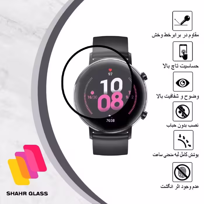 محافظ صفحه نمایش نانو شهر گلس مدل PMSR مناسب برای هواوی GT2 42mm