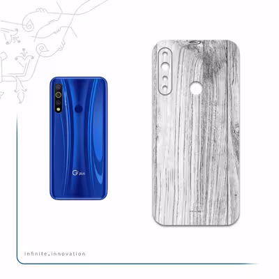 برچسب پوششی ماهوت مدل White-Wood مناسب برای گوشی موبایل جی پلاس P10 Plus