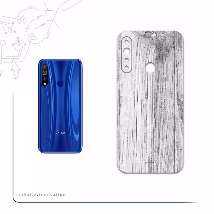 برچسب پوششی ماهوت مدل White-Wood مناسب برای گوشی موبایل جی پلاس P10 Plus