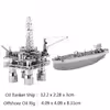 ساختنی مدل OFFSHORE OIL RIG &amp; OIL TANKER کد 2023 مجموعه 2 عددی