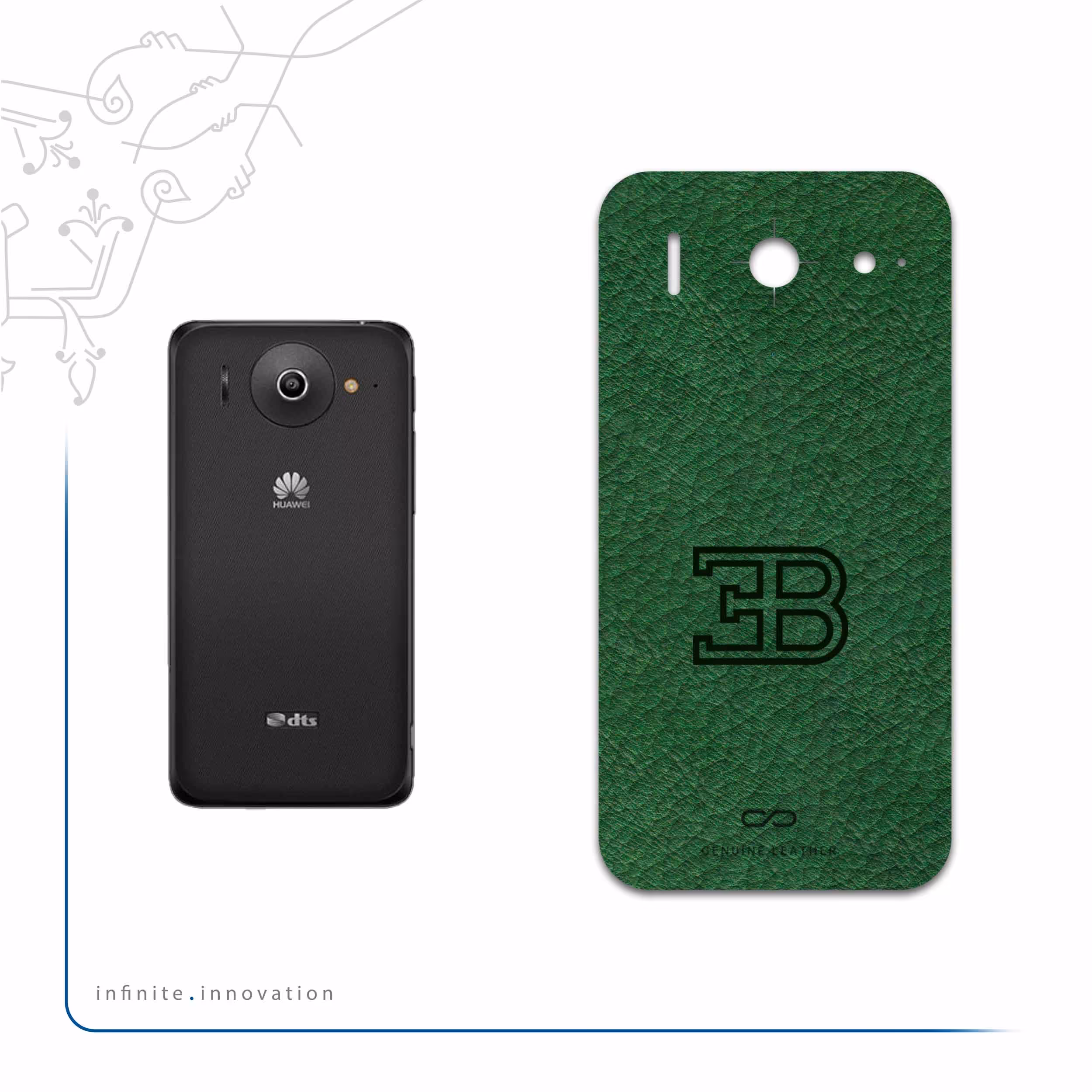 برچسب پوششی ماهوت مدل GL-BGGT مناسب برای گوشی موبایل هوآوی Ascend G510