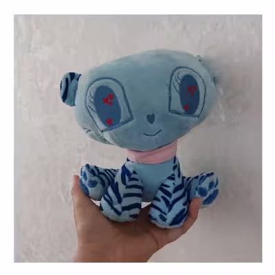 عروسک طرح گربه مدل Kawaii کد 892 ارتفاع 19 سانتی‌متر