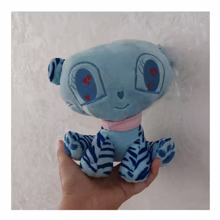 عروسک طرح گربه مدل Kawaii کد 892 ارتفاع 19 سانتی‌متر