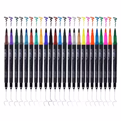 ماژیک آبرنگی اسکای گلوری مدل Fine Liner بسته 24 عددی