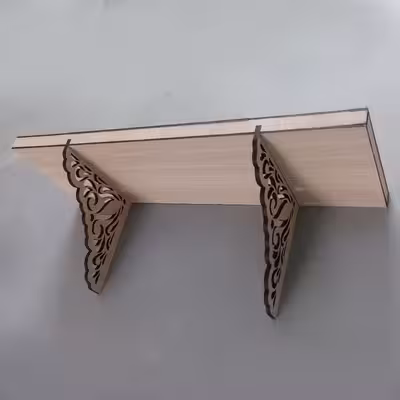 شلف دیواری مدل مثلثی4515