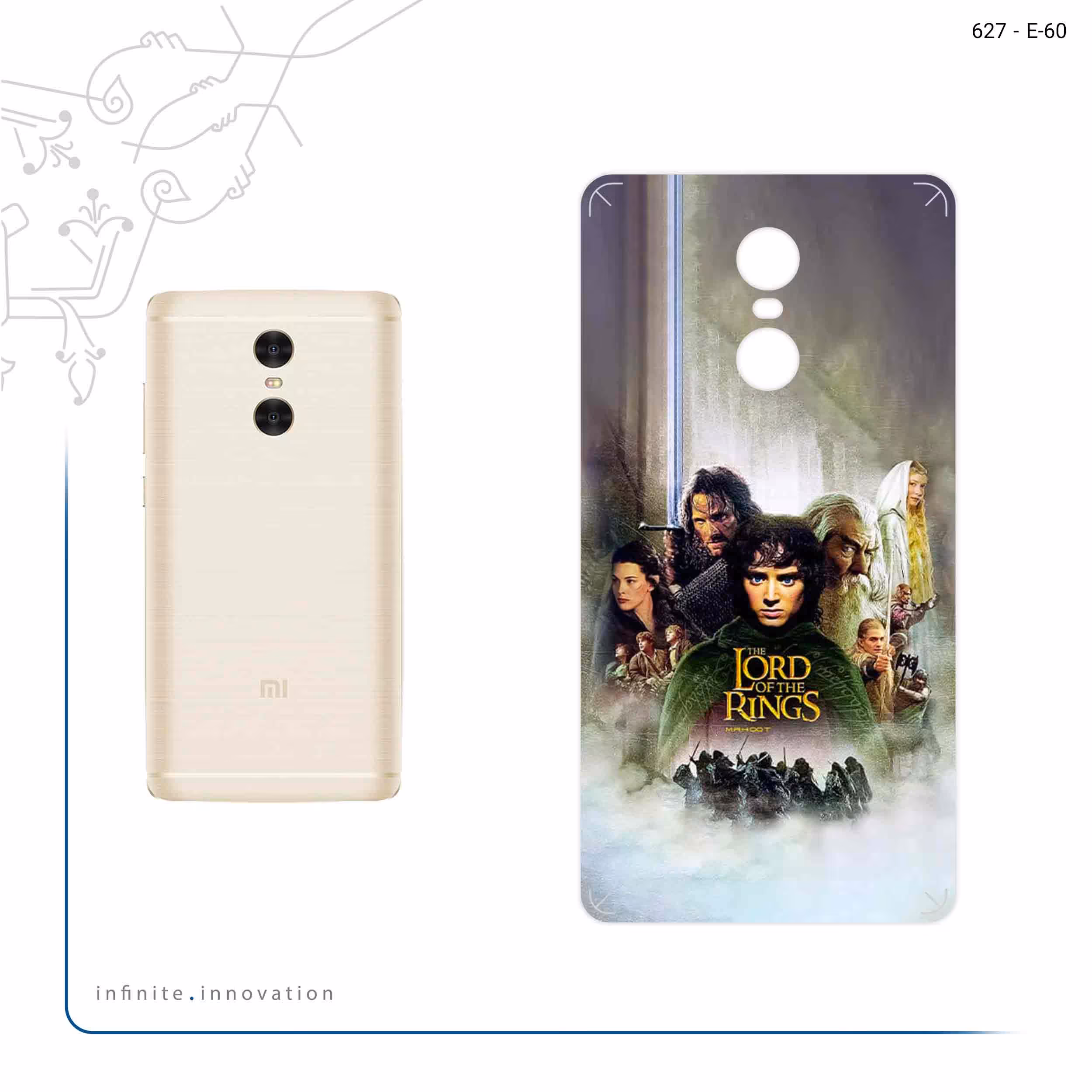 برچسب پوششی ماهوت مدل The Lord of the Rings مناسب برای گوشی موبایل شیائومی Redmi Pro