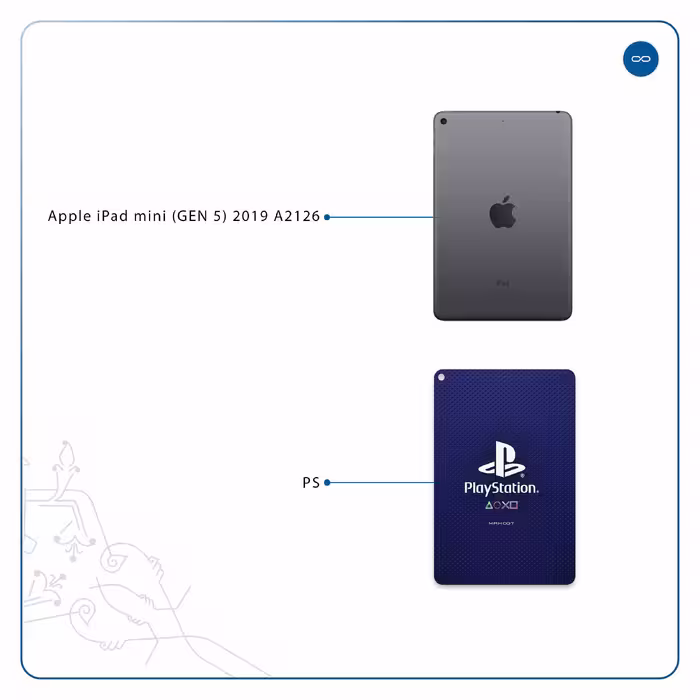 برچسب پوششی ماهوت مدل PS مناسب برای تبلت اپل iPad mini (GEN 5) 2019 A2126