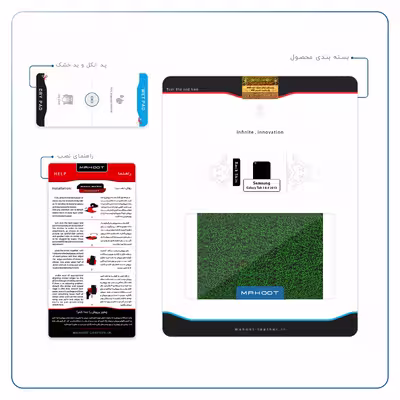 برچسب پوششی ماهوت مدل Green-Holographic مناسب برای تبلت سامسونگ Galaxy Tab 3 8.0 2013 T310