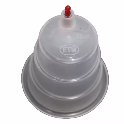 لیوان بادکش ای تی ام مدل 75cc بسته 12 عددی