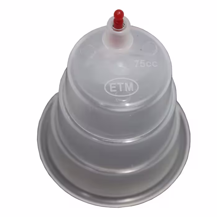 لیوان بادکش ای تی ام مدل 75cc بسته 12 عددی