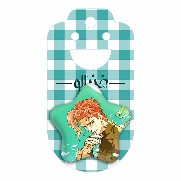 پیکسل خندالو طرح کاکایون انیمه جوجو Jojo مدل ستاره ای کد 11516